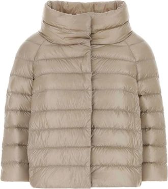 Herno Sofia Down Jacket - female - Herno - Down Jackets - Beige - XS - Jackets