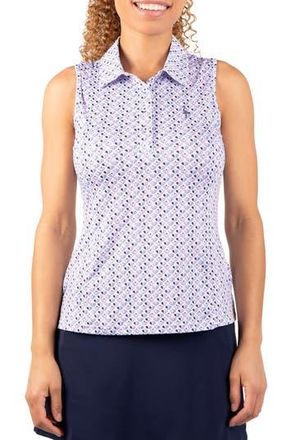 Tailorbyrd Pickleball Print Polo Tank in White at Nordstrom Rack, Size X-Large