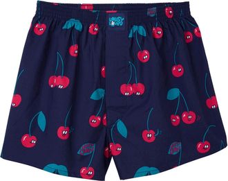 Lousy Livin Underwear Cherries Mens Underwear - Blue - M