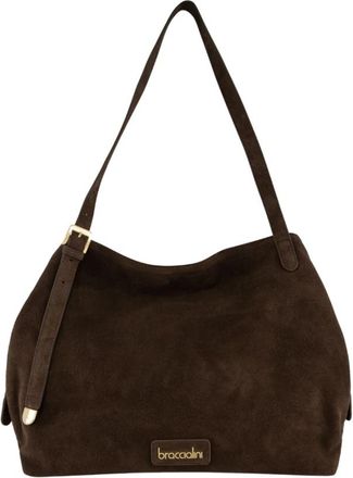 Braccialini Shopping Bag - Dames - Schoudertassen - Bruin - ONE Size - Leer - Tassen
