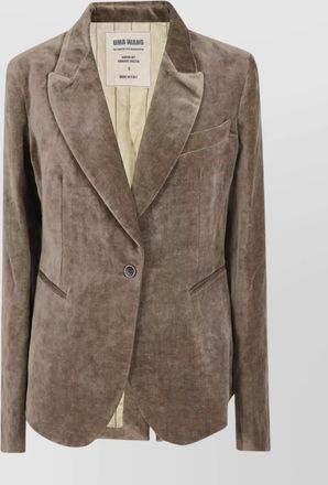 Uma Wang karon notched lapel jacket with chest pocket