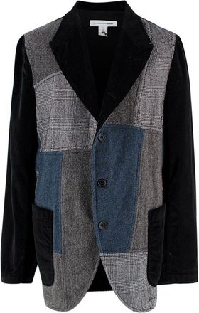 Comme Des Gar&ccedil;ons Comme De Garcons Patchwork Blazer Size L