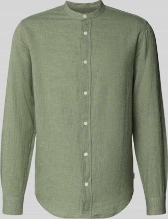 Only & Sons Slim Fit Freizeithemd aus Baumwoll-Leinen-Mix Modell CAIDEN in Hellgruen, Gr&ouml;&szlig;e XXL