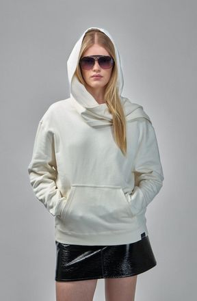 Courr&egrave;ges Hoodie and Scarf Embroidered