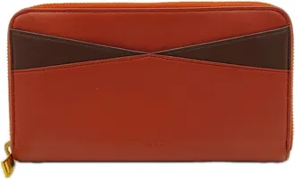 Bottega Veneta Brown Leather Long Wallet (Bi-Fold) (Pre-Owned)