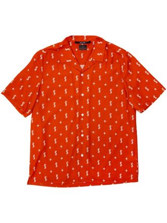 Ksubi Allstar graphic-print tencel shirt - Red