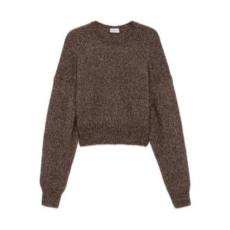 MRZ Fw26.0120 0810 Trui met ronde hals - Dames - Truien - Bruin - Maat: M Viscose