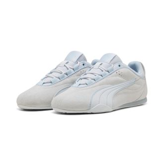Puma Sneaker PUMA CATCH SOLEIL SD, Damen, Gr. 37,5, silber mist, lucite, Leder, colorblocking, Schuhe Sneaker, mit Schn&uuml;rung, mit leicht profilierter Gummi
