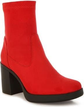 London Rag Enito Ankle Boot in Red at Nordstrom Rack, Size 6.5