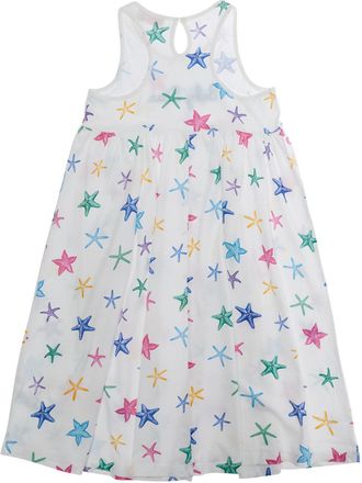 MC2 Saint Barth Girls Dress Masha Baby Star White Cotton