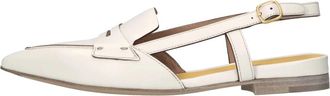 Mara Bini Platte Schoenen - Dames - Ballerinas - Wit - 37 EU - Leer - Schoenen
