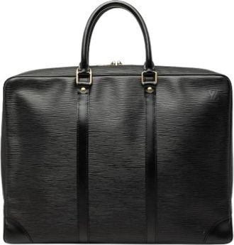 Louis Vuitton Pre-owned Porte Documents Voyage - unisex - Vintage Handtas - Zwart - ONE Size - Leer - Vintage
