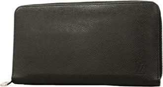 Louis Vuitton Noir Long Wallet (Bi-Fold) (Pre-Owned)