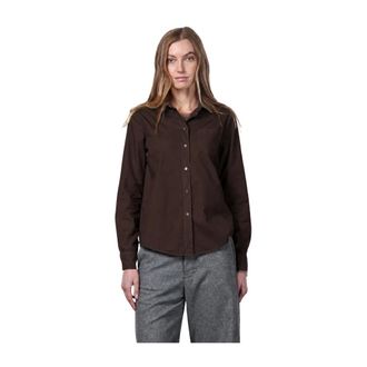 Mason's Sharon Shirt - Blouses & Shirts - Mujer - Marr&oacute;n - XL