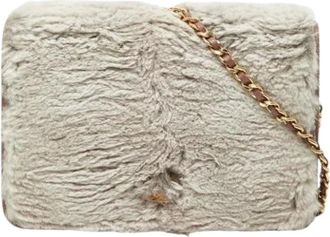 Chanel Borsa a spalla vintage Pre-owned in pelliccia - - Pre-owned - Donna - Grigio - ONE SIZE