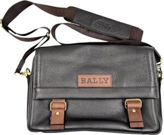 Bally Brown Leather Shoulder Bag (Pre-Owned)