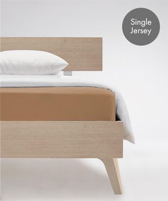 Fleuresse Spannbettlaken »Jenny C aus feinfädigem Mako-Jersey« für Matratzen bis 23 cm Höhe