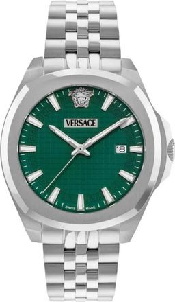 Versace Horloges - Heren - Horloges - Groen - ONE Size - Accessoires