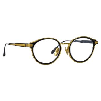 Linda Farrow Anthony Optisch Montuur - unisex - Accessoires - Zwart - Maat: 49 MM
