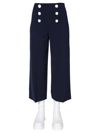 Moschino Wide Leg Trousers - Blue