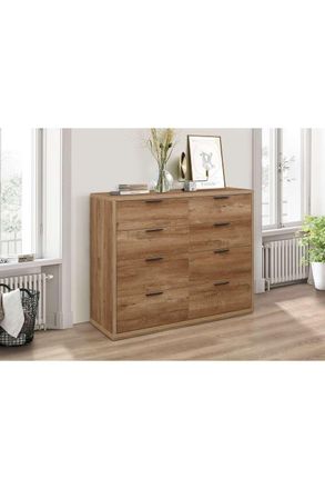 Birlea Stockwell Merchant Chest Rustic Oak in Natural