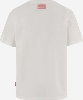 Diesel Womens T-Shirt With Sheer Motif White Cotton T-Shirts & Jerseys