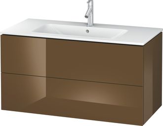 Duravit Duravit L-cube Mueble De Pared, Ancho 1020mm, Profundidad 481, 2 Cajones, Se Ajusta A Las Necesidades Del Cliente. Art&iacute;culo 233610, Color: Marr&oacute;n Oliv