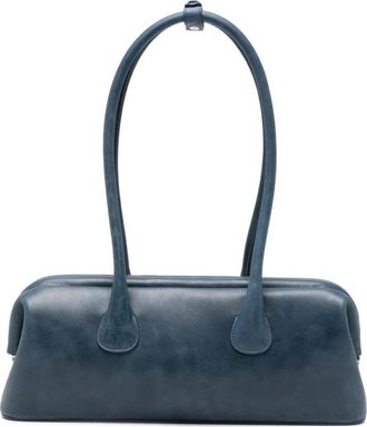 Osoi Schoudertas - Dames - Schoudertassen - Blauw - ONE Size - Leer - Tassen