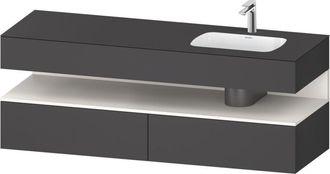 Duravit Qatego Lavabo Encastrado Con Base De Lavabo Consola, - Duravit