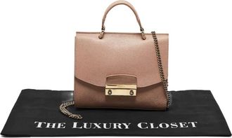 Furla Saffiano leren schoudertas - Roze