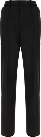 Jil Sander Rechte Broek - Dames - Straight fit broeken - Zwart - XS - Broeken