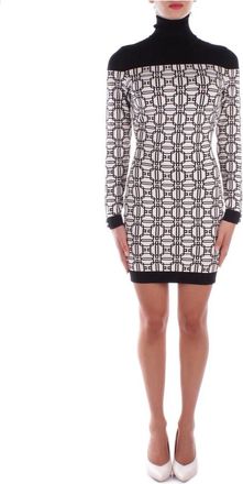 Elisabetta Franchi Short Dresses, female, Brown, Size: L Chic Dresses with Side Zipper Closure