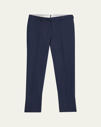 Cesare Attolini Mens Cotton-Wool Twill Pants
