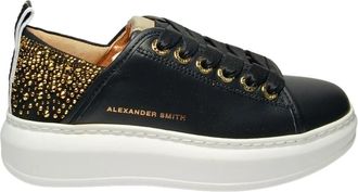Alexander Smith Pelle Sneaker - Dames - Sneakers - Zwart - 36 EU - Leer - Schoenen