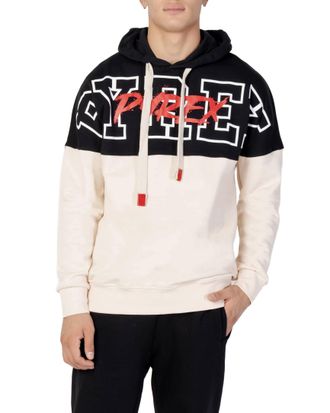 Pyrex Heren Hoodie in Zwart/Wit
