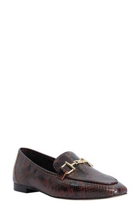 Dune London Grained Bit Loafer in Brown at Nordstrom, Size 10Us