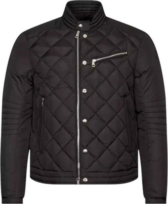 Moncler Vulpie Jacket - Heren - Gewatteerde jassen - Zwart - 2XL - Leer - Jassen