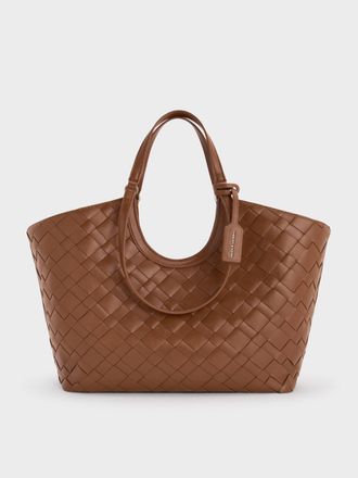 Charles & Keith Ivette Woven Tote Bag