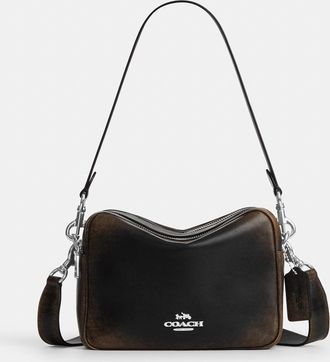 Coach Carey Crossbody Bag In Loved Leather