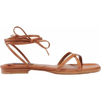 Margaux Eyewear The Wrap Sandal in Saddle at Nordstrom, Size 43.5