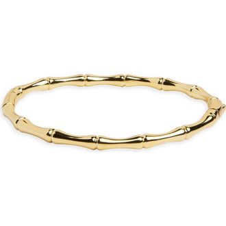 Argento Vivo Bamboo Hinge Bangle in Gold at Nordstrom