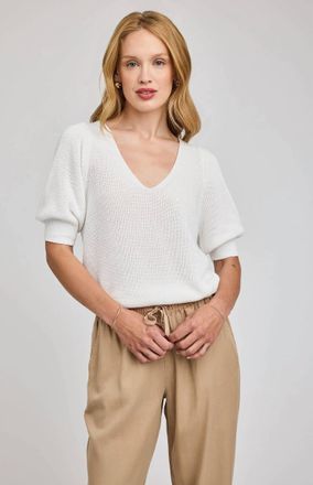 Gentle Fawn Phoebe Sweater In White