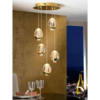 Schuller Lampara &Oslash;30 Rocio 5 Led Oro