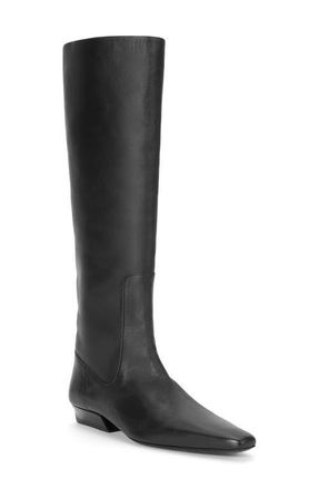 Staud Wally Flat Knee High Boot in Black at Nordstrom, Size 10.5Us