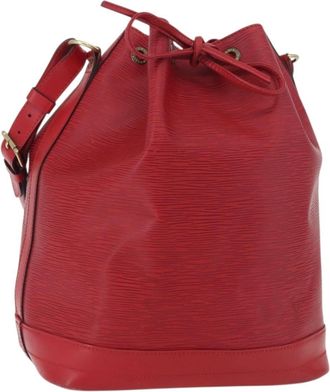 Louis Vuitton Noe Epi Leather Red Leather Handbag (Pre-Owned)