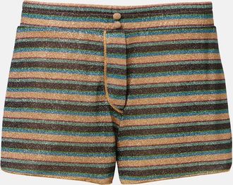 Os&eacute;ree Os&eacute;ree Lumi&egrave;re striped shorts