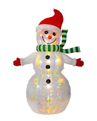 Glitzhome Handmade Inflatable Snowman