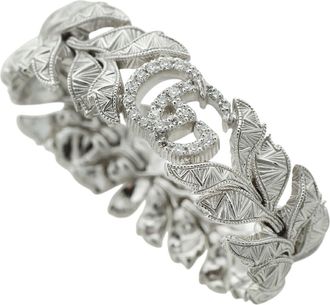 Gucci White Gold White Gold (18K) Band Ring (Pre-Owned)