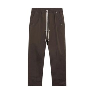 Rick Owens Slim-fit Trousers, male, Brown, Size: M Bela Pants