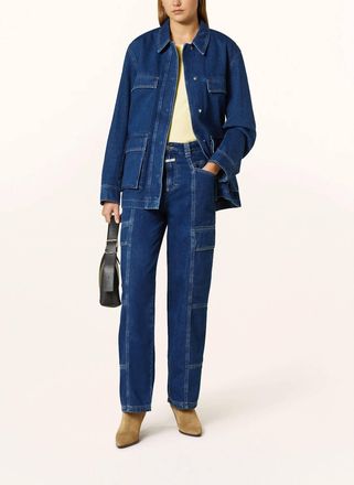 Closed Cali X Wide Leg Jeans In Mid Blue